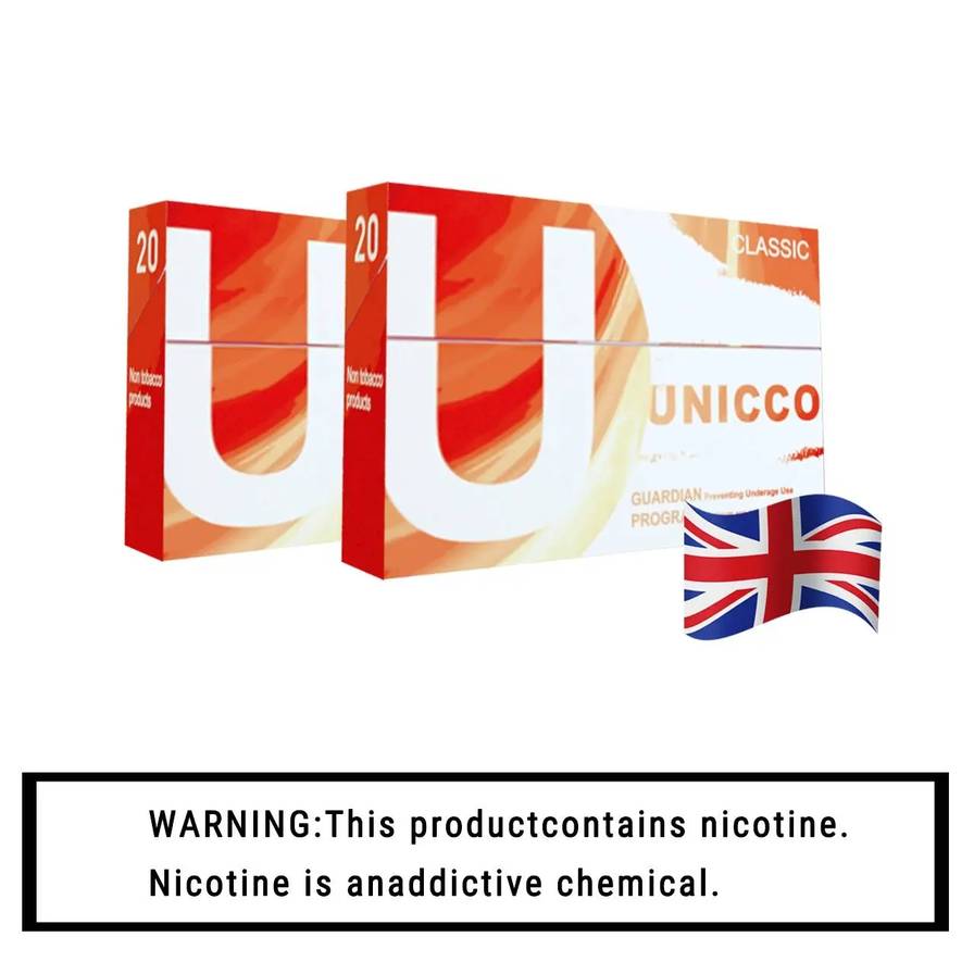 UNICCO优尼可烟弹口味介绍；HNB加热不燃烧产品：以茶叶等草本植物为原料