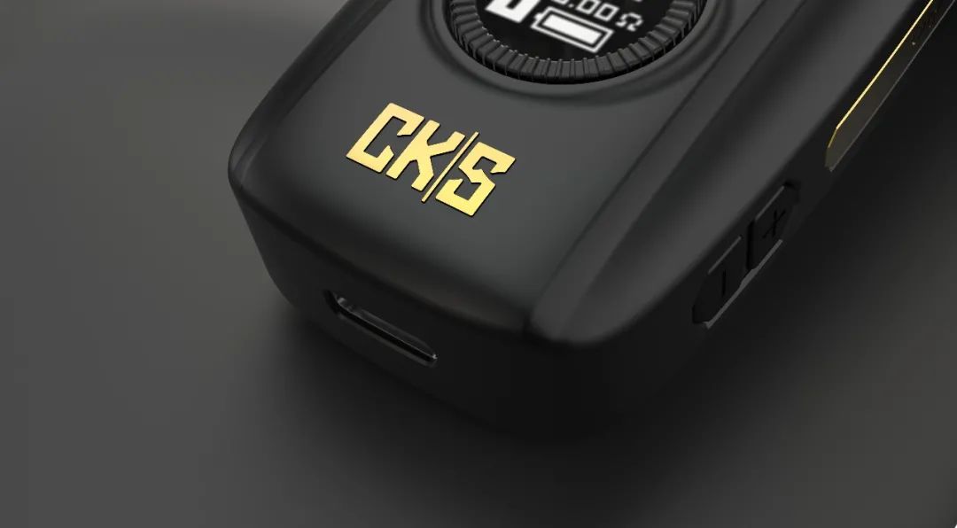 CKS FLAKE 弗拉克-注油式电子烟；搭配风神25 芯片；电镀技术将24K纯金附着在产品上！